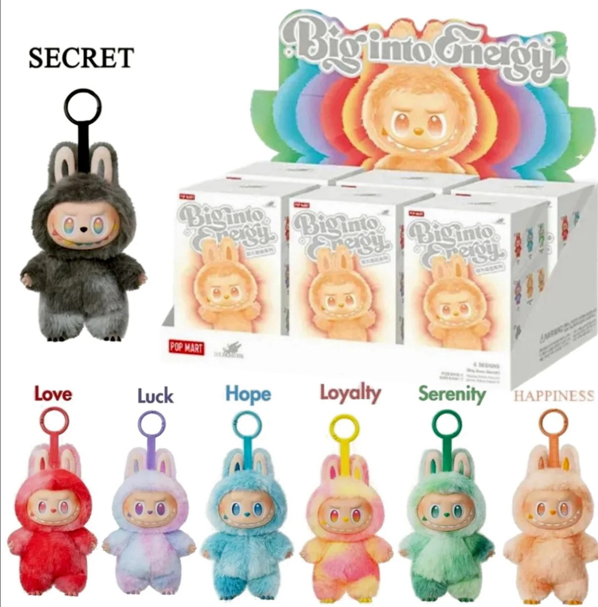 Labubu Big Into Energy Peluş Anahtarlık Sürpriz Kutu (Blind Box)